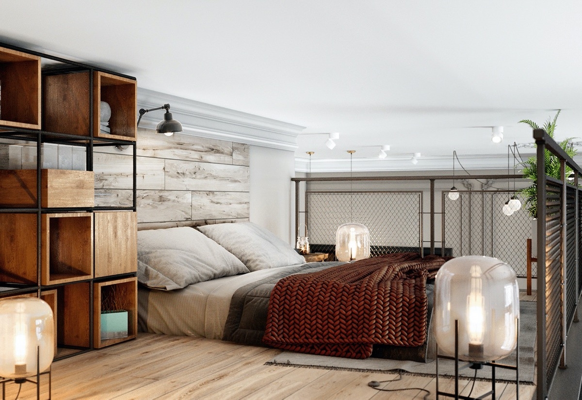 Phòng ngủ là sự kết hợp hài hòa giữa yếu tố thẫm mỹ, với nét ấm cúng cần có của một không gian nghỉ ngơi