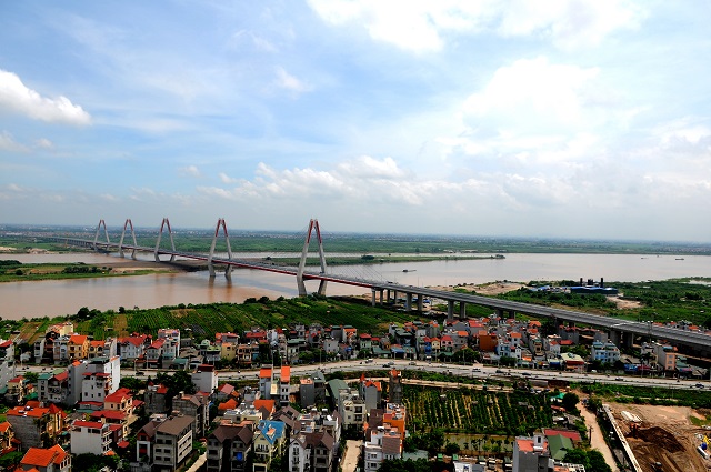 Khai thác, sử dụng quỹ đất bãi sông Hồng để phục vụ xây dựng, phát triển kinh tế - xã hội của Thủ đô. Ảnh: Thanh Hải