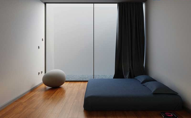 Phòng ngủ không cửa sổ với những thiết kế đơn giản để không gian thông thoáng và sáng sủa hơn