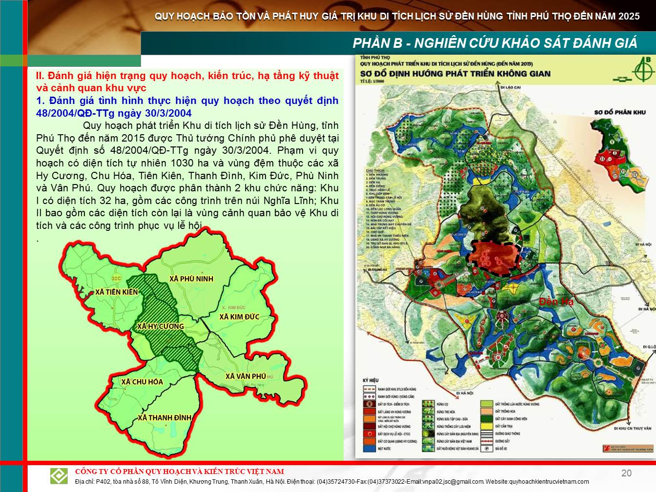 Quy hoạch khu di tích lịch sử Đền Hùng và các xã vùng ven