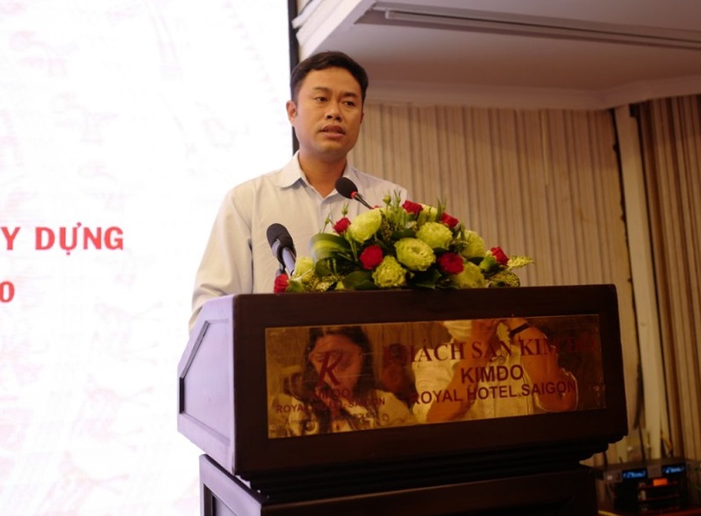 Ông Trần Nguyễn Thanh Tâm, Phó Chánh Thanh tra tỉnh Bạc Liêu phát biểu ý kiến, kiến nghị
