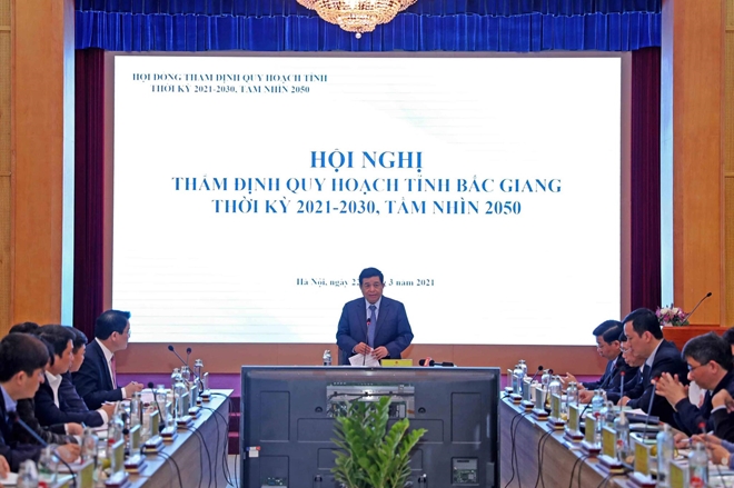Cuộc họp về Quy hoạch tỉnh Bắc Giang