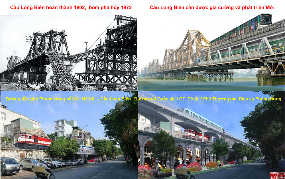 Giải cứu cầu Long Biên, dư ra tiền xây phố Phùng Hưng mới