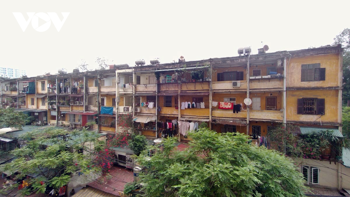 Thành phố Hà Nội hiện có khoảng 1.600 chung cư cũ cần cải tạo