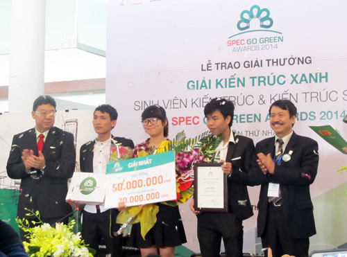 Trao giải thưởng kiến trúc xanh Spec Go Green Awards 2014