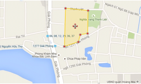 Hà Nội: Duyệt quy hoạch 1/500 Khu đất Bê tông Thịnh Liệt