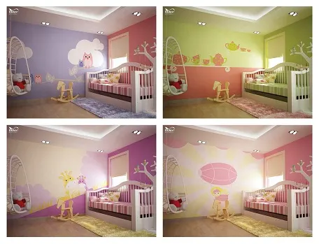 Con bạn chính là người sẽ đưa ra tiếng nói, góp phần quyết định trong phong cách thiết kế và màu sắc chủ đạo của phòng ngủ
