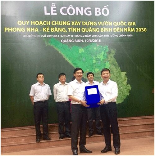 Công bố Quy hoạch chung xây dựng Vườn Quốc gia Phong Nha – Kẻ Bàng đến năm 2030