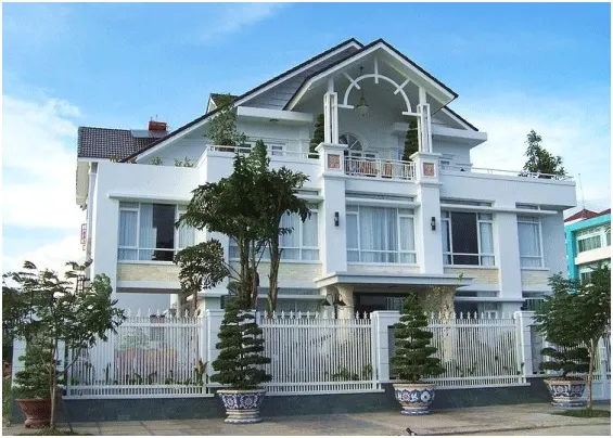 Thiết kế cửa chính hợp lý cho biệt thự
