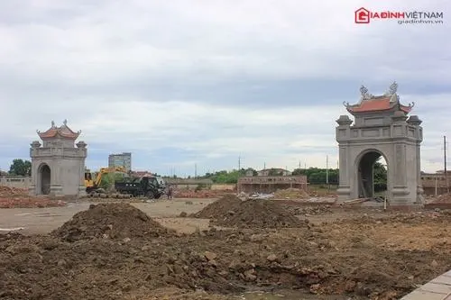 Cận cảnh công trường Văn Miếu hàng chục tỷ ở Hà Tĩnh