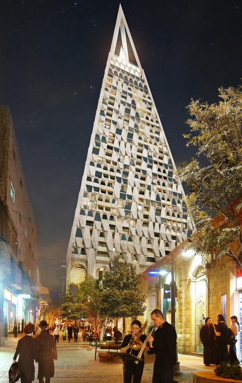 Dự án kim tự tháp chọc trời tại Jerusalem