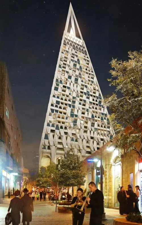 Dự án kim tự tháp chọc trời tại Jerusalem