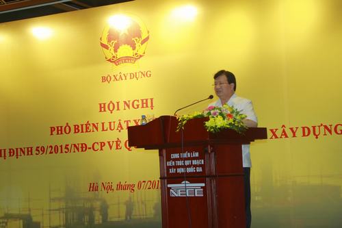 Phổ biến Luật Xây dựng 2014 và Nghị định 59/2015/NĐ-CP về Quản lý dự án đầu tư xây dựng