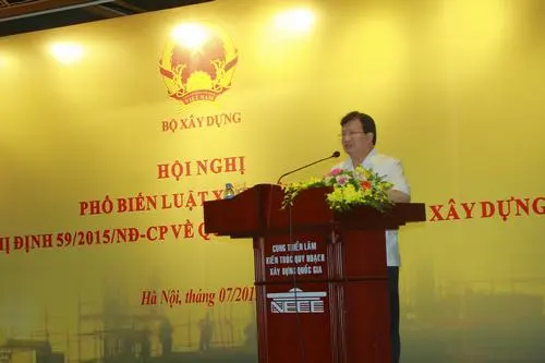 Phổ biến Luật Xây dựng 2014 và Nghị định 59/2015/NĐ-CP về Quản lý dự án đầu tư xây dựng