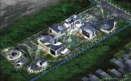 Phối cảnh quy hoạch tổng mặt bằng bệnh viện Sóc Trăng