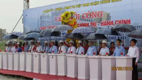 Khởi công xây dựng Dự án Trung tâm chính trị – hành chính quận Hồng Bàng