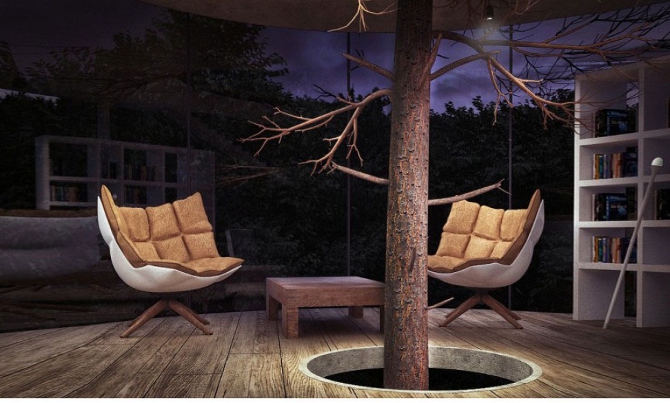 Những thiết kế thông minh “làm bạn” với cây xanh