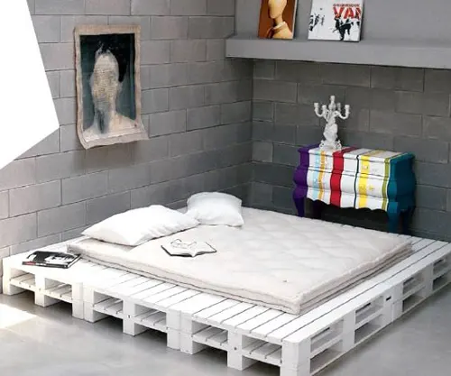 Các kiểu giường sáng tạo từ gỗ rẻ tiền
