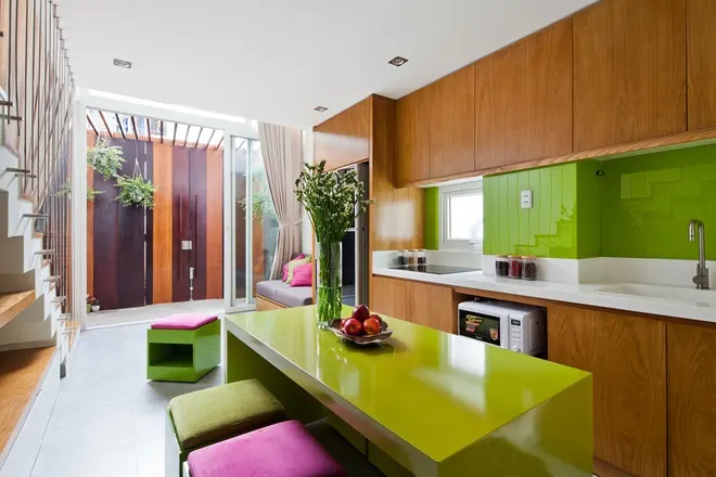 Nhà ống 32m2 gọn gàng thanh lịch trong ngõ Sài Gòn