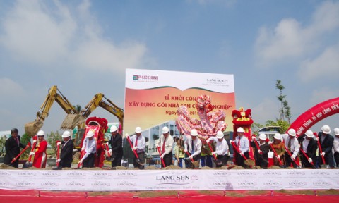 Phúc Khang khởi công 100 căn nhà đầu tiên tại Làng Sen Việt Nam