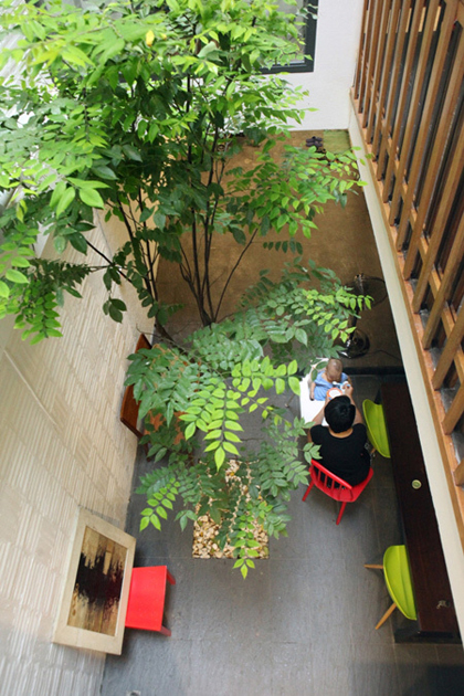 Những khoảng giếng trời đẹp và tiện ích trong nhà ống