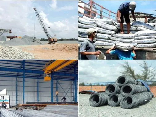 Xi măng, sắt thép tăng trưởng ấn tượng trong tháng 8