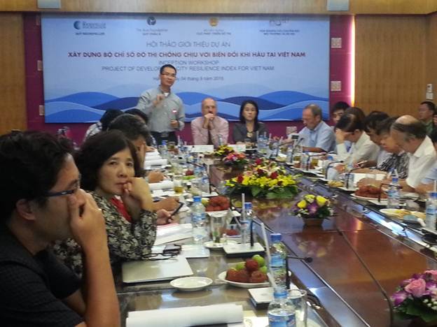 Xây dựng bộ chỉ số đô thị chống chịu với biến đổi khí hậu