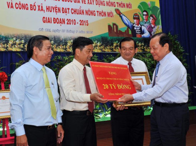 Công nhận “Huyện nông thôn mới” đầu tiên của thành phố Hồ Chí Minh
