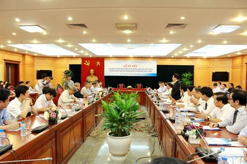 Bộ Xây dựng và Bộ KH&CN ký kết chương trình phối hợp hoạt động giai đoạn 2016-2020