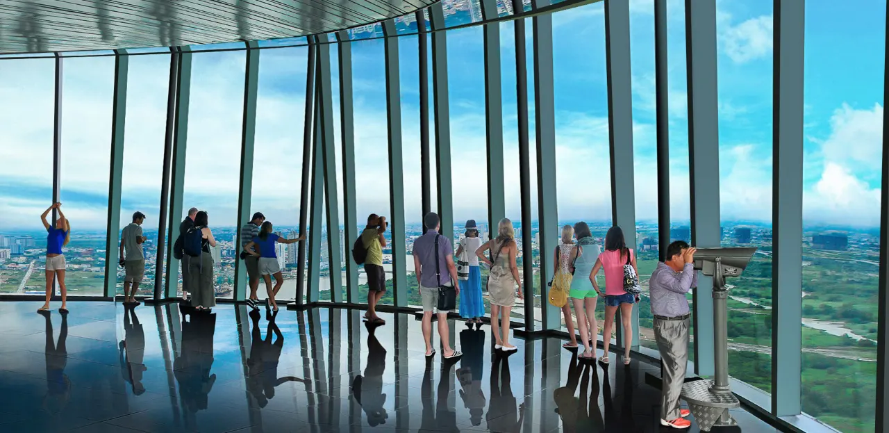 Không gian nhà kính Panorama tòa nhà Bitexco Financial Tower, TP HCM