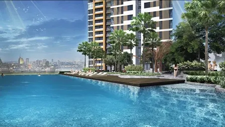 Hồ bơi đẳng cấp tại dự án