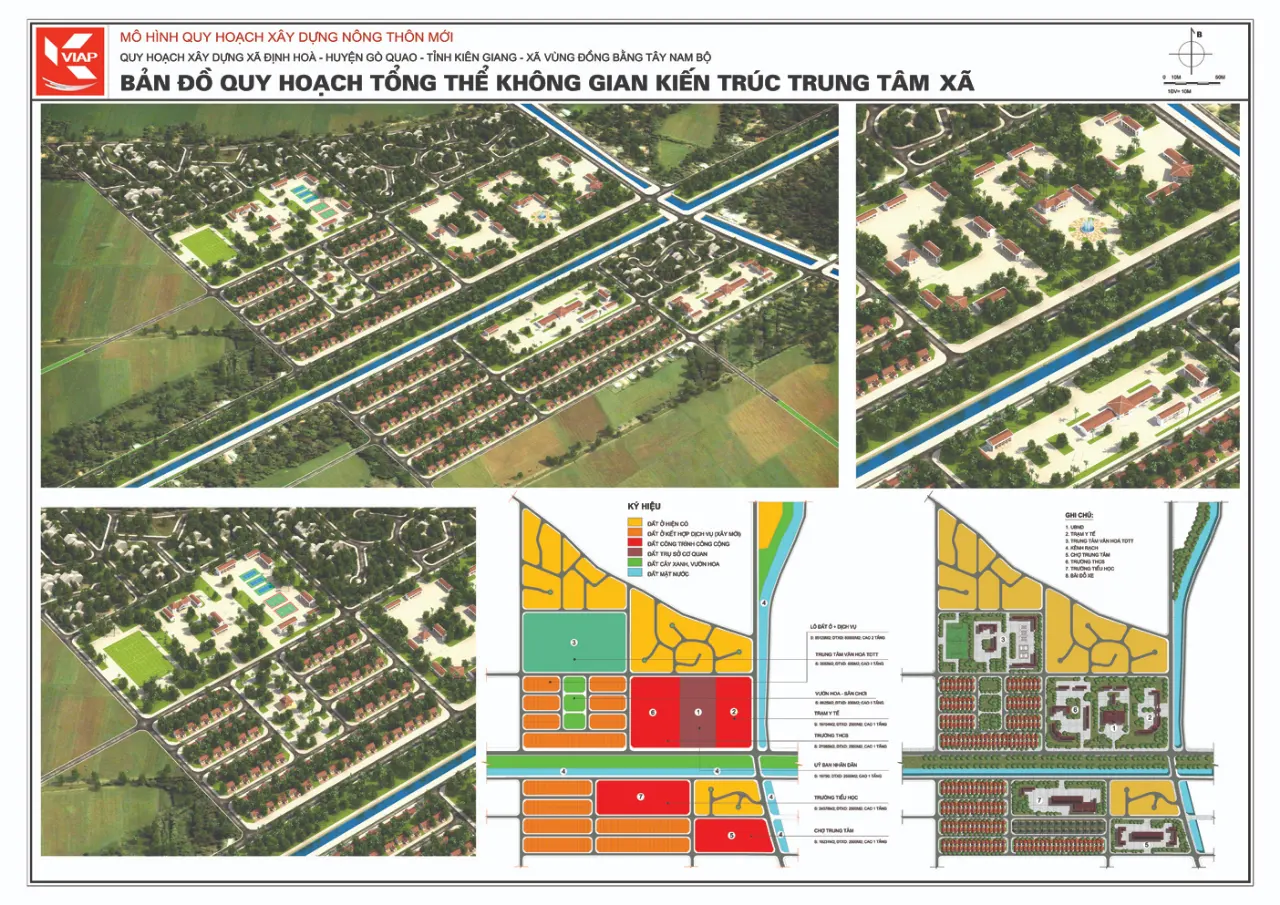 Quy hoạch mẫu nông thôn mới xã Định Hóa, H. Gò Quao, Kiên Giang