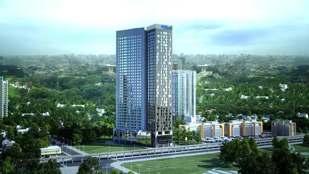 Cất nóc tòa chung cư có vị trí “vàng” phía Tây Thủ đô