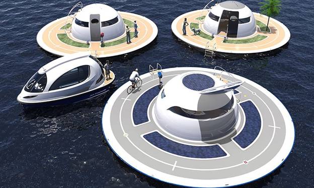 Dự án thiết kế siêu bền vững cho ngôi nhà nổi tại Ý