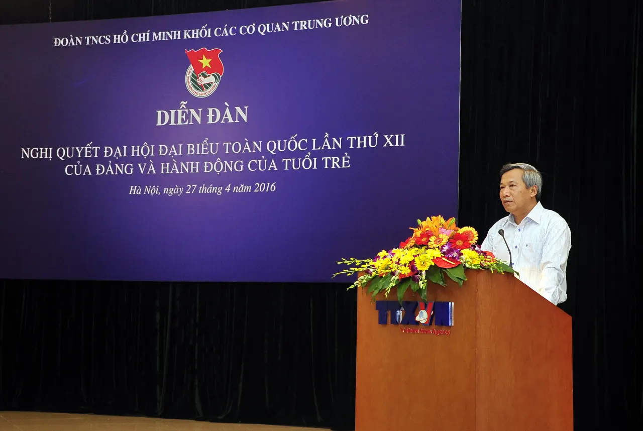 Thanh niên Bộ Xây dựng dự Diễn đàn Nghị quyết Đại hội XII của Đảng với tuổi trẻ