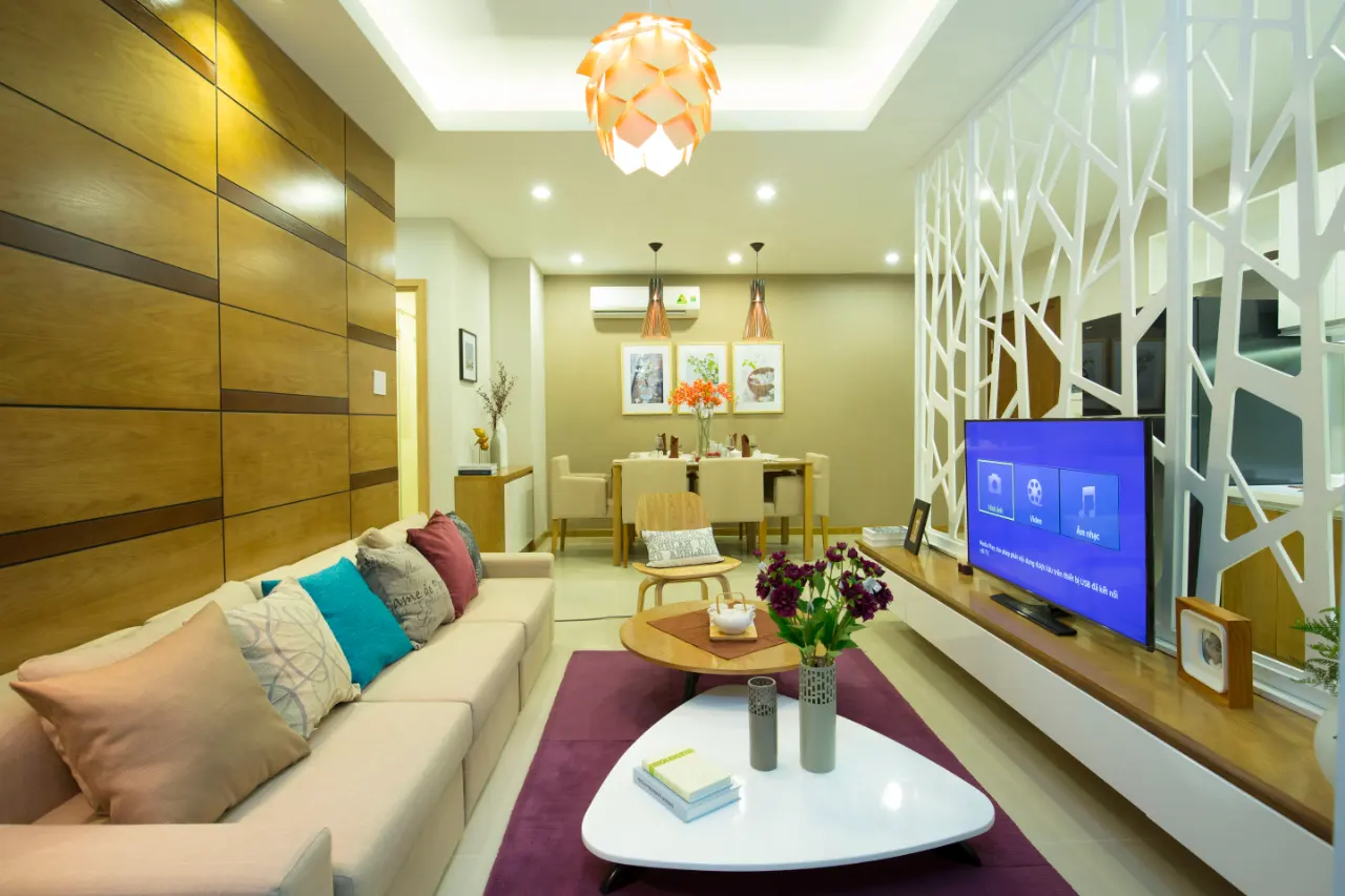Không gian nội thất tiện nghi, sang trọng của các căn hộ mẫu