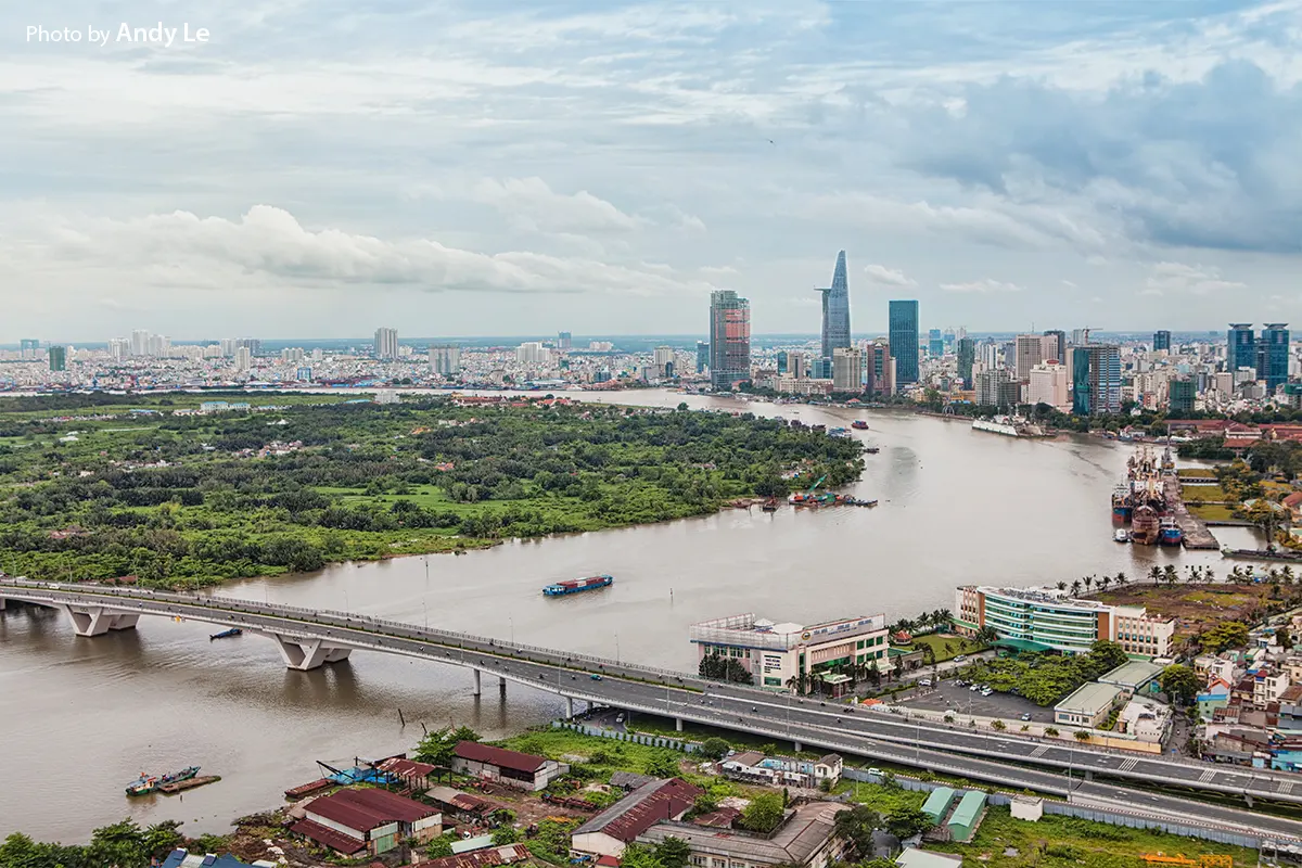 Khu vực Thủ Thiêm, TP HCM