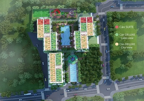 Mặt bằng tổng thể của dự án