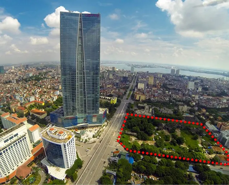 Tổ hợp đối diện Lotte Đào Tấn được đặt tên là Vinhomes Metropolis