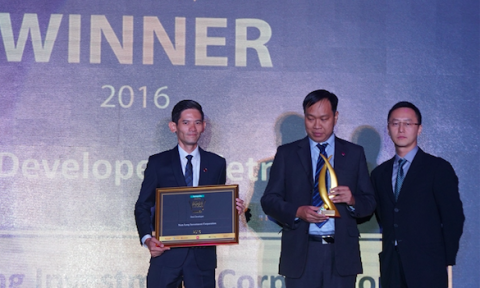 Công ty CPĐT Nam Long giành giải “Nhà phát triển bất động sản tốt nhất 2016”