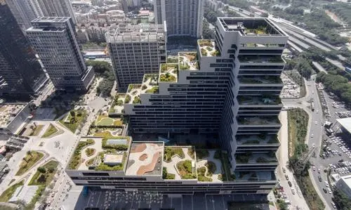 Thiết kế bậc thang độc đáo cho tòa nhà văn phòng tại Thâm Quyến
