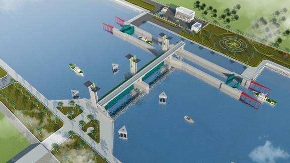 Thủ tướng Nguyễn Xuân Phúc phát lệnh khởi công Dự án giải quyết ngập do triều cường khu vực TPHCM