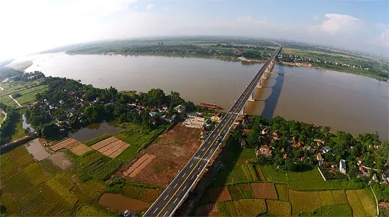 Hà Nội sẽ có 18 công trình đường bộ vượt sông Hồng