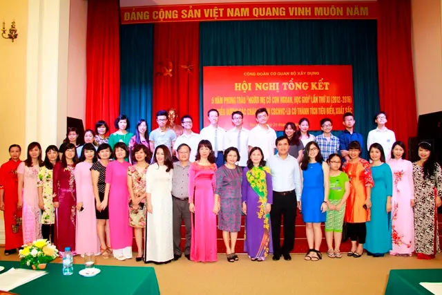 Công đoàn Cơ quan Bộ Xây dựng tổ chức Hội nghị tổng kết 5 năm phong trào “Người mẹ có con ngoan, học giỏi” lần thứ XI