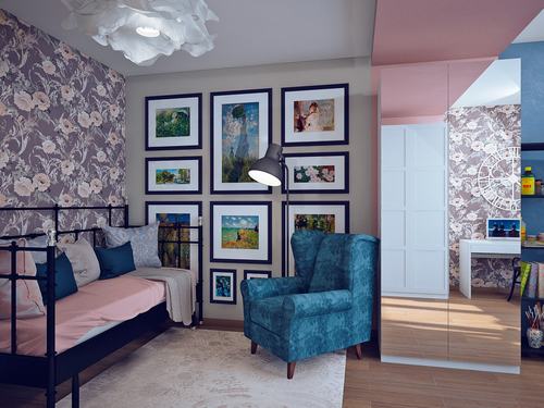 Biến căn hộ thành “triển lãm” độc đáo