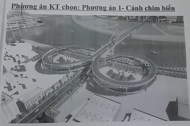 Hải Phòng sẽ xây cầu Hoàng Văn Thụ theo kiến trúc biểu tượng cánh chim biển