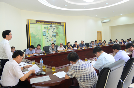 Thứ trưởng Bộ Xây dựng Nguyễn Đình Toàn làm việc với Viện Kiến trúc Quốc gia