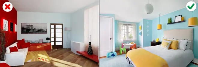 10 cách phối màu phá hỏng không gian nhà bạn