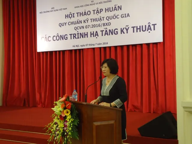 Hội thảo tập huấn về quy chuẩn QCVN 07:2016/BXD