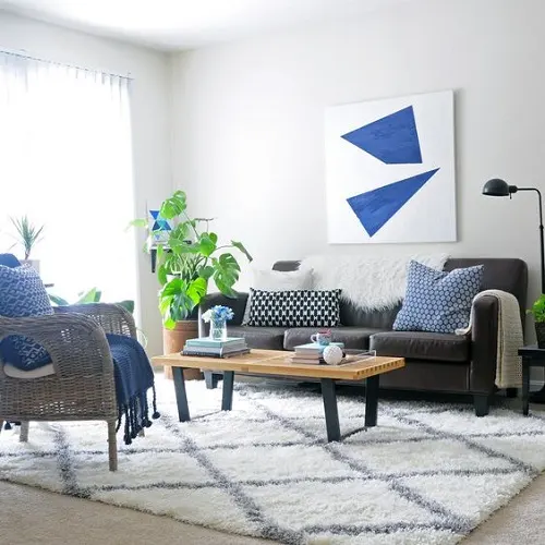 Lạ mắt với cách thiết kế theo gam màu xanh cobalt